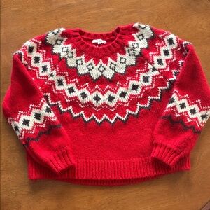 Z Supply fair isle sweater Size Small